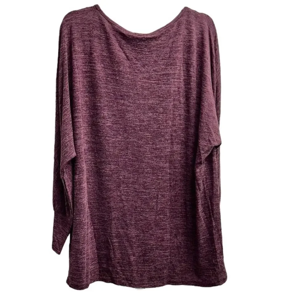 BLOOMCHIC Purple Soft Lightweight Long Sleeve Top Size 18/20 - Picture 2 of 4